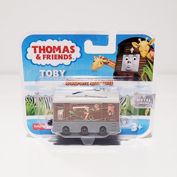 Thomas& Friends Sodor Safari Metal Engine Thomas, Percy and Toby Train Lot - Picture 8 of 10